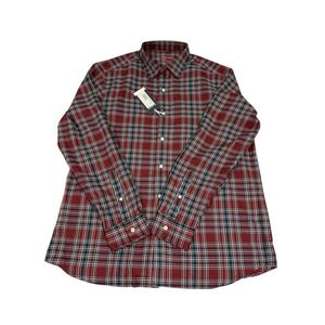 NWT Vineyard Vines Sherburne Plaid TechTwil Shirt Men's Large Classic Fit